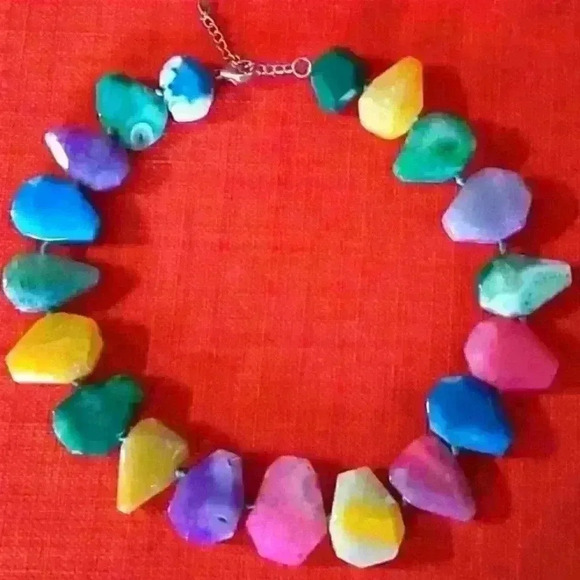 None Jewelry - Color Stone necklace 18 inches